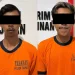 Tersangka pencurian jahe, ISA dan AFN usai diamankan polisi. Foto: Polres Malang