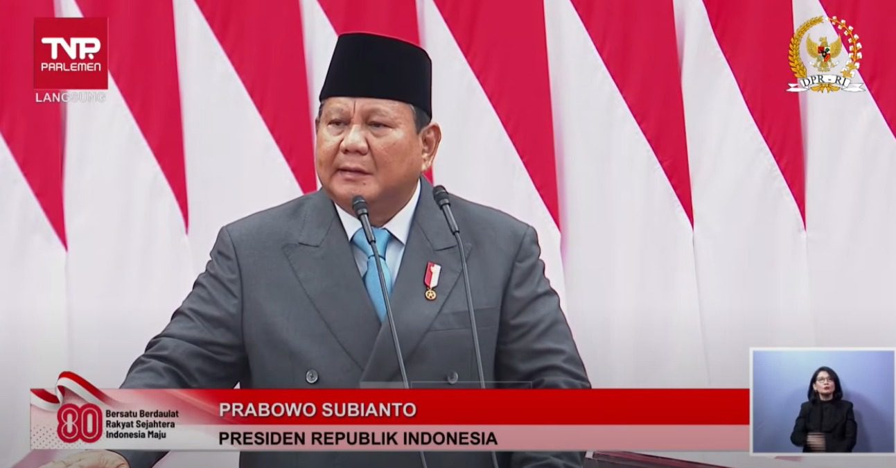Rapat paripurna Forkopimda Kota Batu mendengar pidato kenegaraan Presiden RI di jelang HUT RI KE-80. Foto: Prokopim KWB