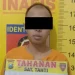 Tersangka pengedar sabu di Bululawang, AK usai diamankan polisi. Foto: Polres Malang