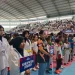 Animo atlet muda dalam pembukaan Kejurprov Taekwondo Jatim 2025. (Foto/M Sholeh)