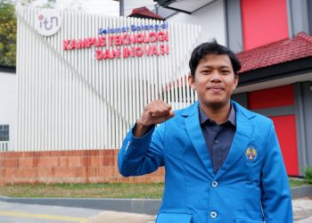 Herman Rubiyanto, lulusan terbaik Teknik Sipil S-1, Institut Teknologi Nasional Malang (ITN Malang). Foto/dok ITN Malang