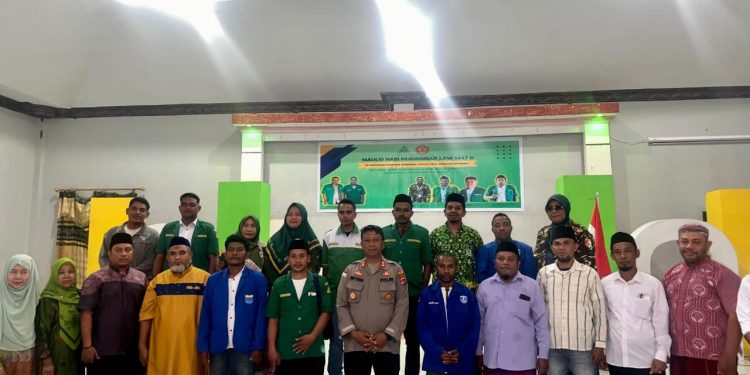 Peringati Maulid Nabi Muhammad SAW, PC GP Ansor Alor gelar acara istighosah dan doa bersama untuk menjaga kedamaian Indonesia. /Foto: Dok. PC GP Ansor Alor for Tugumalang.id.
