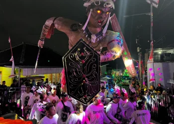 Pertunjukan karnaval di Desa Pandanlandung, Kecamatan Wagir, Kabupaten Malang, Minggu (7/9/2025). Foto/dok