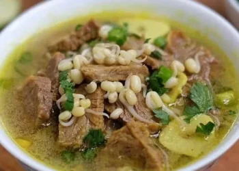 Rekomendasi soto kambing di Malang yang nikmat dengan cita rasa legendaris, cocok untuk dicoba para pecinta kuliner. /Foto:Pinterest/Mellianae Merkusi