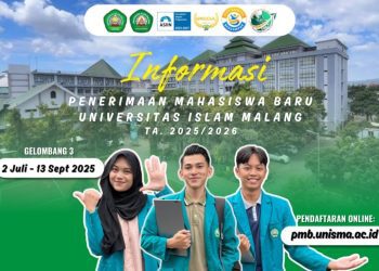 Informasi pendaftaran PMB Unisma Gelombang 3 tahun akademik 2025/2026 untuk Prodi Agroteknologi. /Foto: Dok. Unisma.