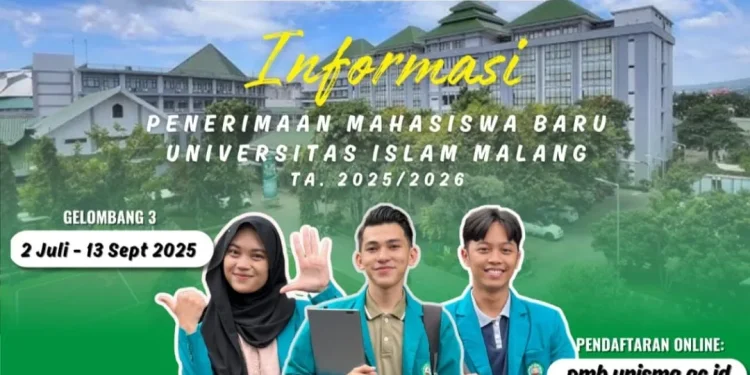 Informasi pendaftaran PMB Unisma Gelombang 3 tahun akademik 2025/2026 untuk Prodi Agroteknologi. /Foto: Dok. Unisma.