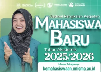 Informasi jadwal kegiatan mahasiswa baru Unisma untuk tahun akademik 2025/2026. /Foto: Tangkapan layar Instagram @unisma_malang.