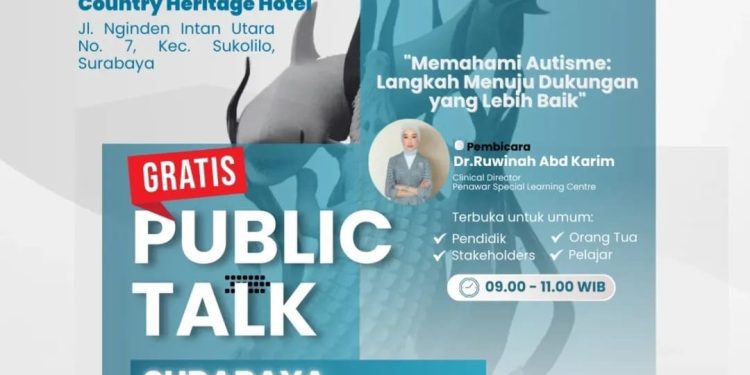 Pendaftaran event Public Talk yang diselenggarakan PSLC di Kota Surabaya pada Sabtu, 27 September 2025 bakal segera ditutup. /Foto: Instagram @pslc.indonesia.