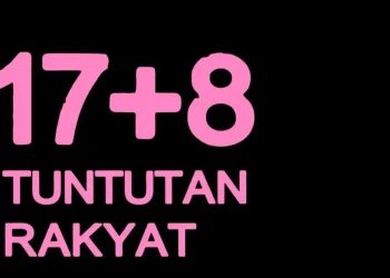Viral Tuntutan Rakyat 17+8 yang diunggah warganet di berbagai platform media sosial usai aksi massa beberapa waktu ini. /Foto: Tangkapan layar akun X @IndoPopBase.