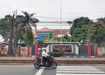 Terminal Hamid Rusdi Kota Malang yang akan dilintasi bus Trans Jatim. (Foto/M Sholeh)