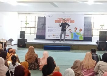 Acara lomba bertutur. Foto/ Zairul Asyiqin