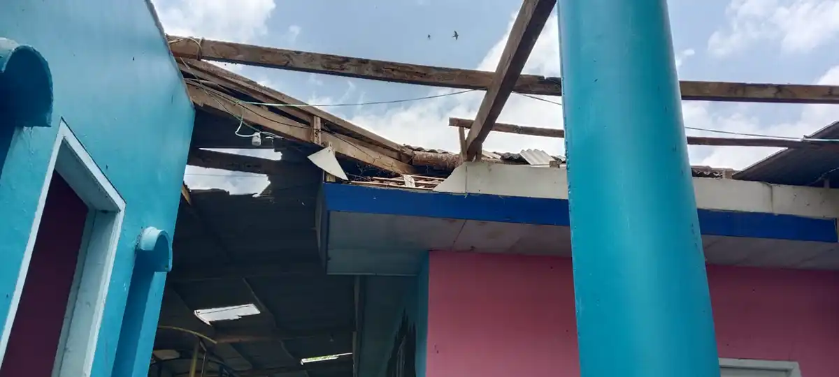 Atap bangunan TK