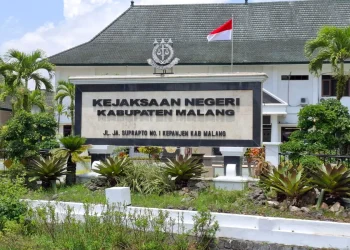 Kantor Kejari Kabupaten Malang, ada dugaan penyalahgunaan dana di KONI Kabupaten Malang. Foto: Aisyah Nawangsari Putri
