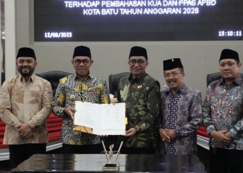 Kesepakatan anggaran atau KUA-PPAS Kota Batu 2026. Foto: Prokopim KWB