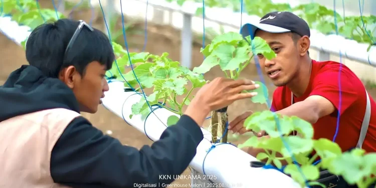 Mahasiswa KKN Unikama