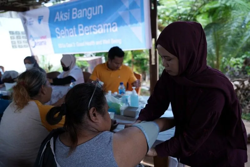 CSR TBIG layani kesehatan gratis di Kabupaten Jayapura, Provinsi Papua. (Foto: dok TBIG)