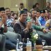 Jajaran Forkopimda Kota Batu saat menghadiri refleksi HUT ke-24 bersama Pokja Peningkatan Status. Foto: Azmy