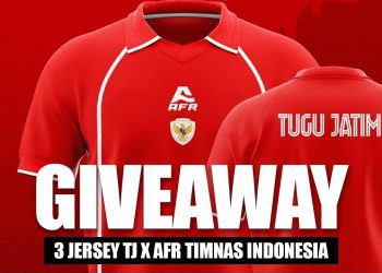 Giveaway tebak skor laga Irak vs Timnas Indonesia yang dipersembahkan Tugu Jatim x AFR.Activewear. /Foto: Dok. Tugu Jatim.