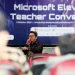 Event Microsoft Elevate Teacher Convening 2025 di Dome Theater UMM membahas peluang dan tantangan Artificial Intelligence (AI) di masa depan. /Foto: Tugumalang.id/Husni.