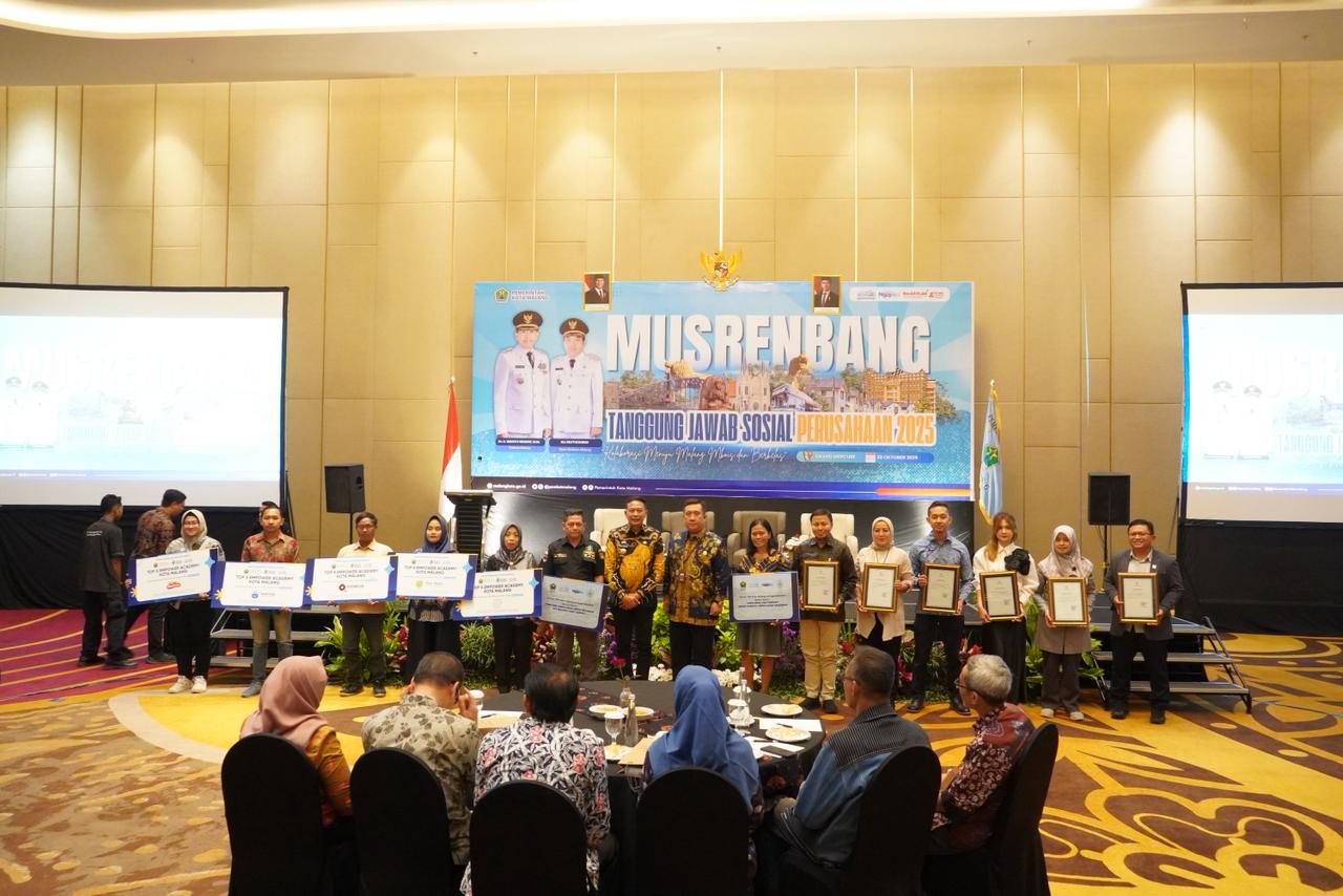 Foto bersama di Musrenbang TSP/CSR Kota Malang Tahun 2025. Foto/Dok