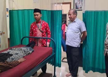 Satu siswa MTs Al Khalifah masih menjalani perawatan di RSUD Kanjuruhan. Foto: Polres Malang