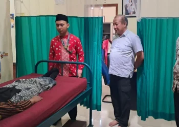 Satu siswa MTs Al Khalifah masih menjalani perawatan di RSUD Kanjuruhan. Foto: Polres Malang