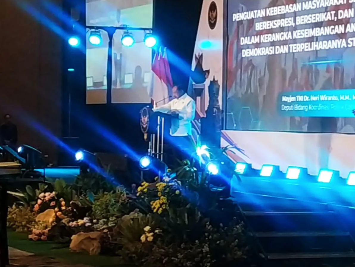 Sarasehan penguatan kebebasan masyarakat sipil untuk berpendapat. (Foto/M Sholeh)