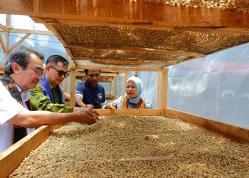 Desa Sejahtera Astra impor kopi ke Thailand. Foto: dok. Astra