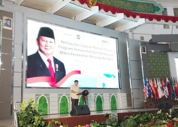 Menteri Perumahan dan Kawasan Permukiman (PKP) RI, Maruar Sirait dorong percepatan program rumah rakyat. (Foto/M Sholeh)