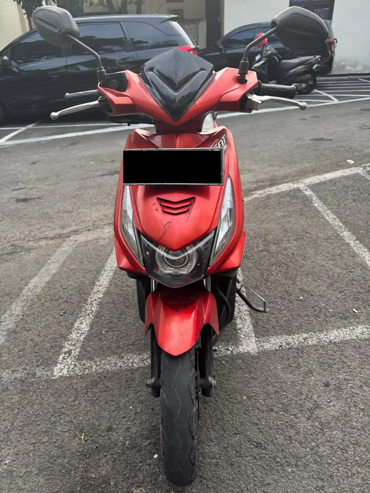 Sepeda motor korban yang hampir dicuri tersangka. Foto: Polres Malang