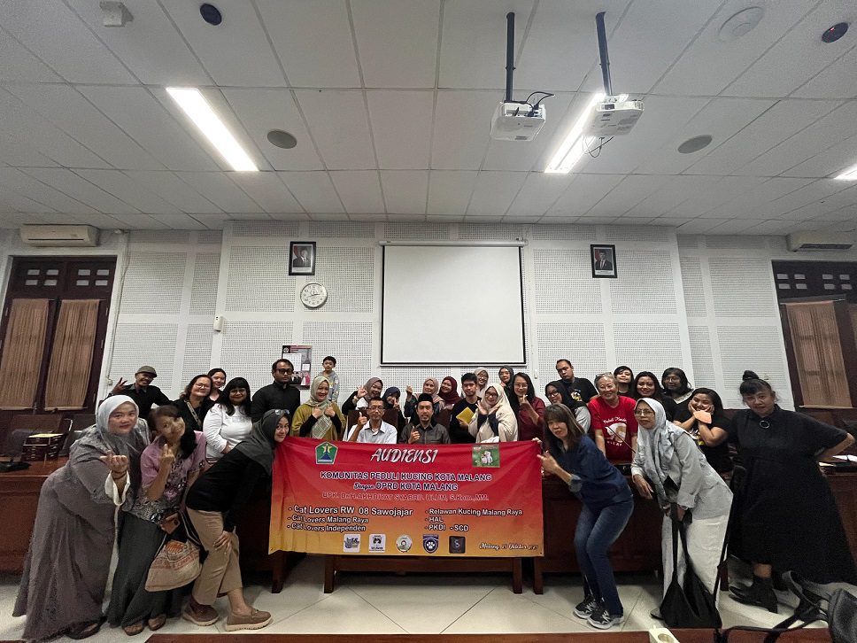 Foto bersama usai audiensi di Gedung DPRD Kota Malang. Foto: dok. DPRD Kota Malang