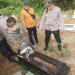 Polisi selidiki dugaan perusakan makam di Bantur. Foto: Polres Malang