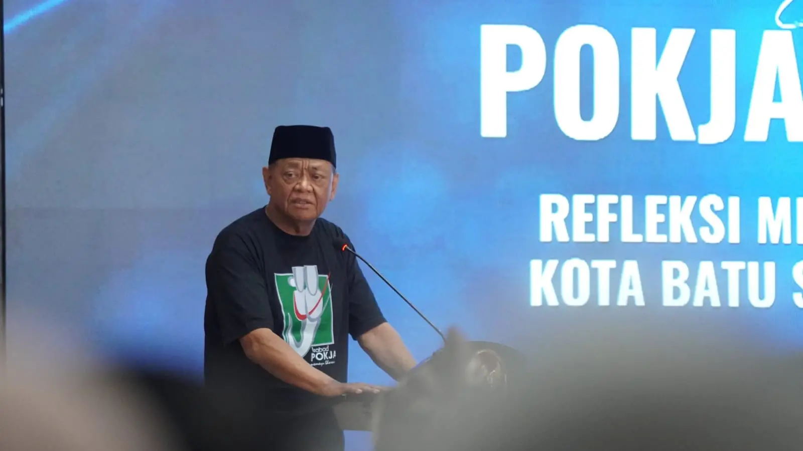 Ketua Presidium Pokja Peningkatan Status Kota Batu Andrek Prana. Foto: Azmy