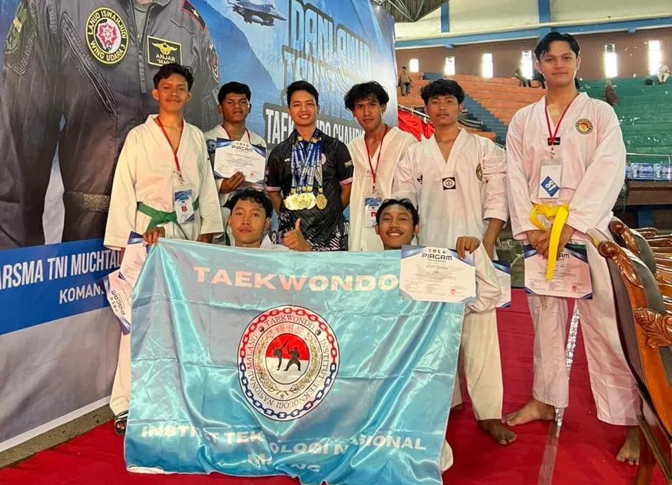 ITN Malang Borong 7 Medali Taekwondo. Foto/dok ITN Malang