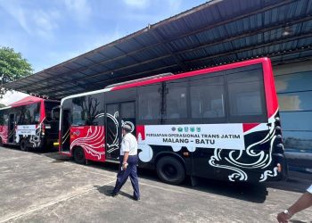 Bus Trans Jatim yang akan beroperasi di Kota Malang. (Foto/ist)