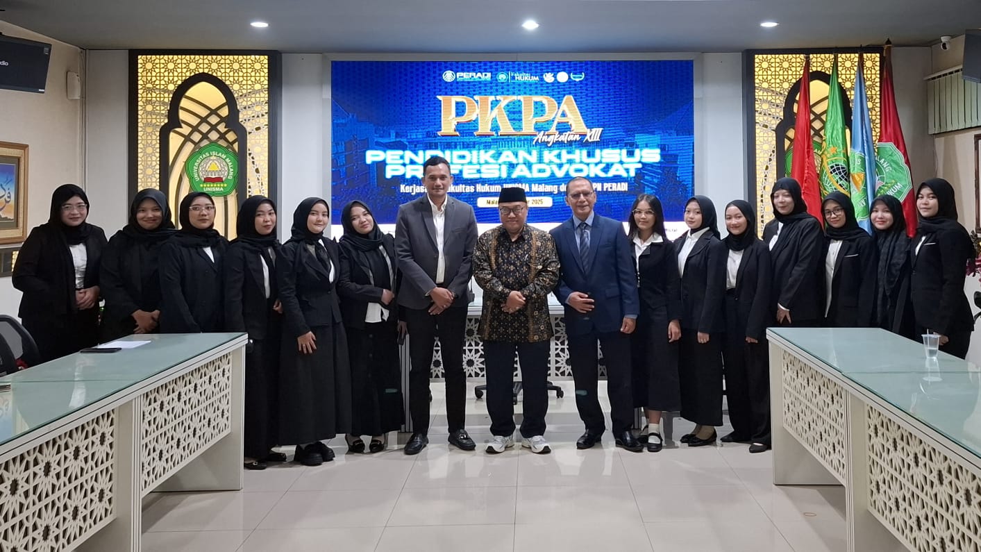 Sesi foto bareng peserta PKPA Angkatan ke-13 FH Unisma. Foto: Azmy
