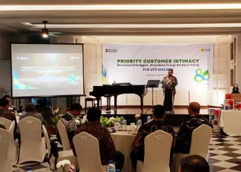 Kegiatan Priority Customer Intimacy yang digelar PLN UP3 Malang untuk mendorong pertumbuhan ekonomi Malang Raya. (M Sholeh)