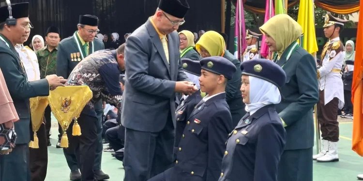 Prosesi pengukuhan Pelajar Pemimpin Peradaban Dunia Sekolah Islam Sabilillah Malang. Foto: Aisyah Nawangsari Putri