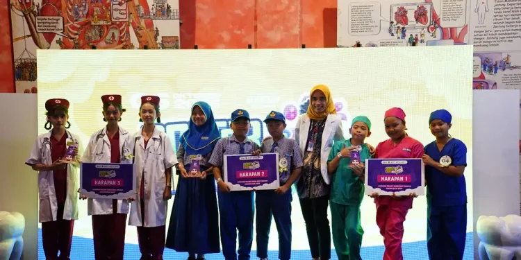 Kompetisi dokter cilik di museum tubuh