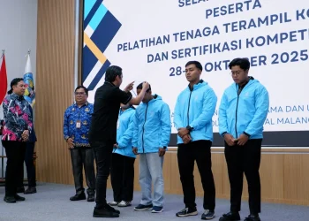 Pelatihan tenaga terampil konstruksi dan sertifikasi kompetensi antara ITN Malang dan Pemkot Malang. Foto/dok ITN Malang