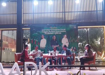 Guru Besar Fakuktas Teknik Universitas Brawijaya (UB), Prof I Nyoman Gede Wardana saat mengisi acara FGD bertajuk "Menakar Satu Tahun Kemandirian Energi" di Kota Malang. (Foto/M Sholeh)