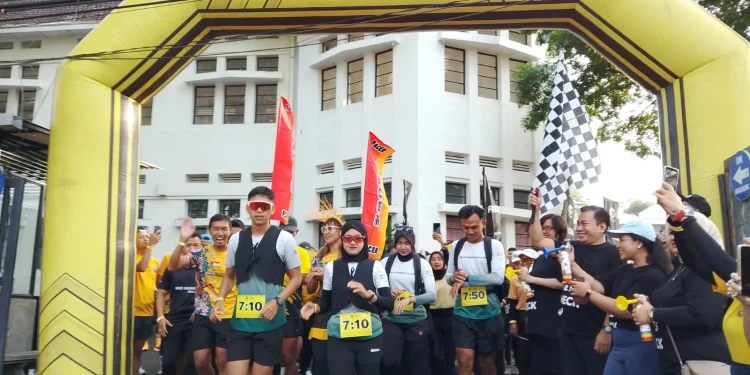 5K Fun Run di Kota Malang yang digekar untuk menggaungkan gaya hidup sehat. (Foto/M Sholeh)