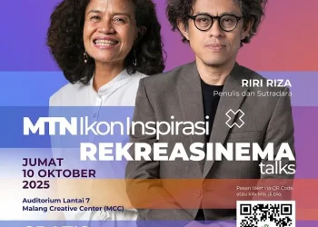 Poster Rekreasinema Talks hadirkan Mira Lesmana dan Riri Riza di Malang. Foto: Dok