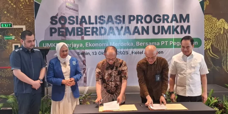 PT Pegadaian Kanwil XII Surabaya berdayakan UMKM. Foto/dok Pegadaian