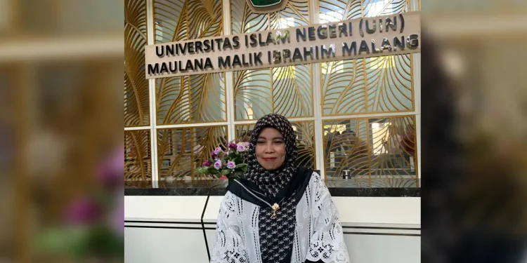 Rektor UIN Maliki Malang Prof Dr Ilfi Nurdiana, Senin (7/10/2025). Foto: irham thoriq