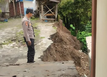 Tanah longsor di Wagir. Foto: BPBD Kabupaten Malang