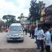 Wali Kota Malang, Wahyu Hidayat meninjau pembukaan Jembatan Bailey Sonokembang. (Foto/M Sholeh)