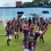 Antusias sepakbola putri dalam turnamen Milklife Soccer Challenge Malang 2025-2026. (M Sholeh)