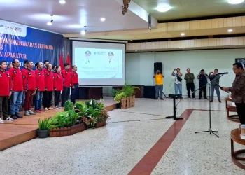 Pengukuhan relawan Damkar Kota Batu hingga aplikasi SIP-Akurat Damkar. Foto: Azmy