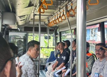 Bus Trans Jatim yang akan beroperasi di Kota Malang. (Foto/ist)